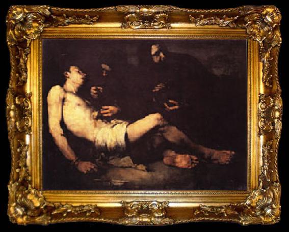 framed  Theodule Ribot St. Sebastian, Martyr, ta009-2